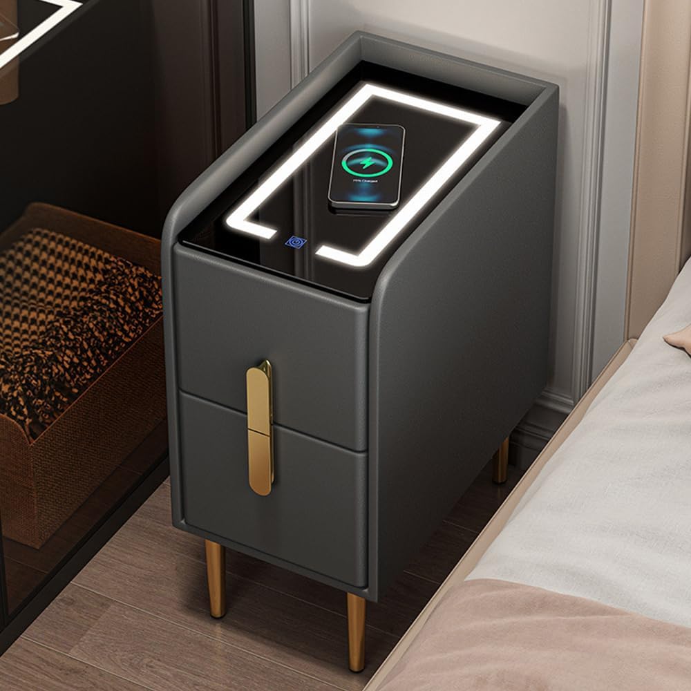 Smart Nightstand with Wireless Charging